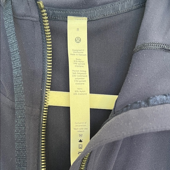 Lululemon Athletica Dark Blue Zip-Up Hoodie - Picture 2 of 4